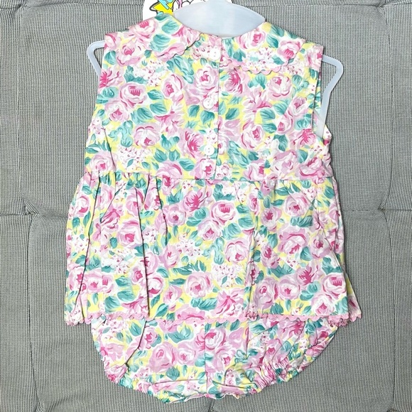Cuties By Judy NEW Vintage 90s Baby Girl One Piece Romper Sz 3-6 Months - Picture 3 of 6